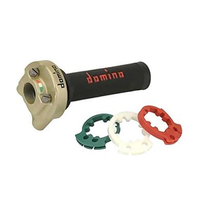 Domino gasdraaigreep armatuur "xm2". throttle grips alu go 2-pull,handleg xm2