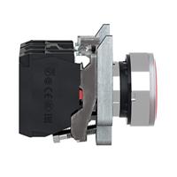 Schneider Electric XB4BW34B5 Harmony XB4BW34B5 Druktoets Bedieningsknop vlak 1 knop Rood Druk-ontgrendeling 1 stuk(s) - thumbnail