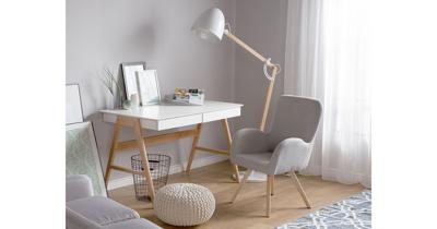 Beliani - BJARN - Fauteuil - Grijs - Polyester