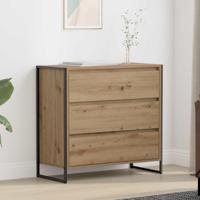 Dressoir Ambachtelijk eiken 79 x 36 x 75.5 cm Bewerkt hout - thumbnail