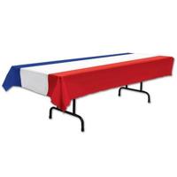 Tafelkleed rood wit blauw - thumbnail