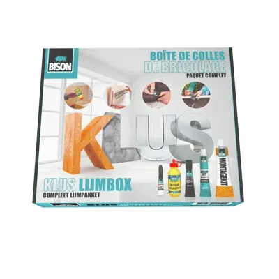 Bison Klus lijmbox 5-delig