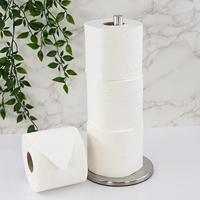 Toiletrolhouder roestvrijstaal 15x45cm - thumbnail