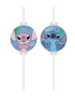 4 Stitch™ rietjes met medaillon - thumbnail