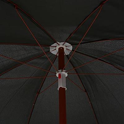 VidaXL Parasol met stalen paal 240 cm antracietkleurig VidaXL Parasol met stalen paal 240 cm antracietkleurig