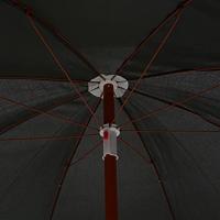 VidaXL Parasol met stalen paal 240 cm antracietkleurig - thumbnail