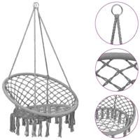 VidaXL Hangstoel 80 cm grijs - thumbnail