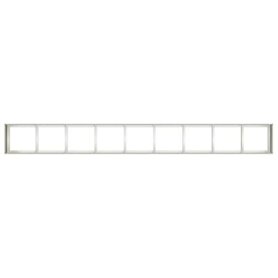 Plantenbak 360x40x40 cm koudgewalst staal wit