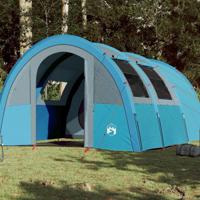 Tunneltent 4-persoons waterdicht blauw - thumbnail