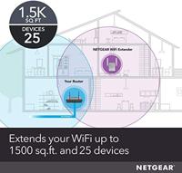 NETGEAR WiFi-versterker EX6120 EX6120-100PES 1.2 GBit/s - thumbnail
