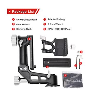 Sunwayfoto Gimbal Head w/ QR Plate GH-02