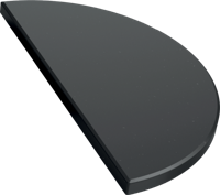 The Bastard half moon stone black 1pcs Medium - thumbnail