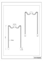 Trio HanglampCord touwlamp 2-lichts brons - 310100204 - thumbnail