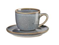 ASA Selection Espresso Kop en Schotel Saisons Denim 90 ml - thumbnail