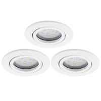 Eglo Inbouw spotTedo set van 3 wit - 31683 - thumbnail