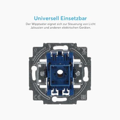 Pulsschakelaar Busch-Jaeger - 2020US - 10A/250V Pulsschakelaar Busch-Jaeger - 2020US - 10A/250V