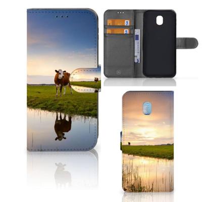 Samsung Galaxy J5 2017 | Telefoonhoesje | Met pasjeshouder | Koe Samsung Galaxy J5 2017 | Telefoonhoesje | Met pasjeshouder | Koe