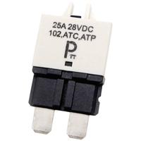 PARTS PTT Circuit Breaker Standard, type 3, Manual Reset, 25A C001-102-0096 Zekeringautomaat 25 A Wit 1 stuk(s) - thumbnail