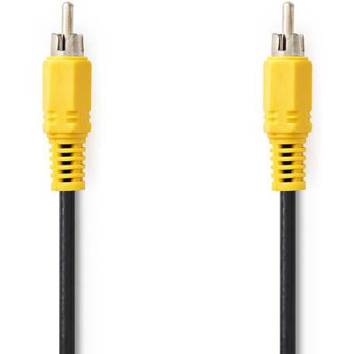 Composiet Videokabel | RCA Male - RCA Male | 10 m | Zwart