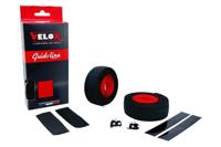 Velox stuurtape maxi cork bicolor zwart/rood (2st) - thumbnail