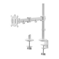 One For All Smart Single white Monitor-tafelbeugel 33 cm (13) - 81,3 cm (32) Wit In hoogte verstelbaar, Roteerbaar, Zwenkbaar - thumbnail