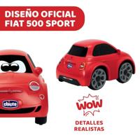 Politiewagen op Afstandsbediening Chicco Fiat 500 Rood 14 x 13,5 x 21 cm - thumbnail