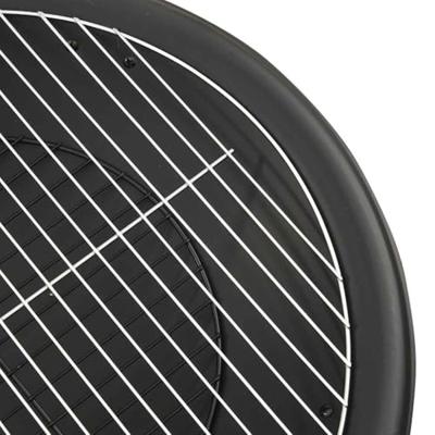 Vuurplaats en barbecue 2-in-1 met pook 56x56x49 cm staal Vuurplaats en barbecue 2-in-1 met pook 56x56x49 cm staal