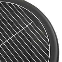 Vuurplaats en barbecue 2-in-1 met pook 56x56x49 cm staal - thumbnail
