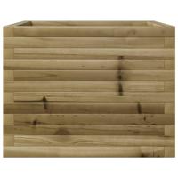 Plantenbak 60x60x45,5 cm gempregneerd grenenhout - thumbnail