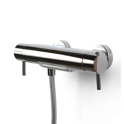 Badkraan Waterval Bongio Squadra Opbouw Thermostatisch met Omstel RVS Bongio Badkraan Waterval Bongio Squadra Opbouw Thermostatisch met Omstel RVS Bongio