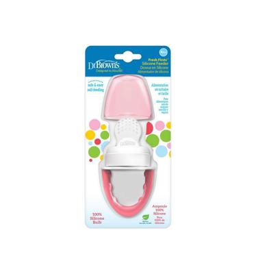 Dr. Brown's Fresh Firsts Feeder voedingsspeen roze