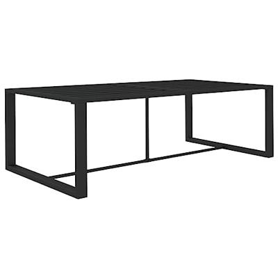 7-delige Loungeset met kussens aluminium antracietkleurig