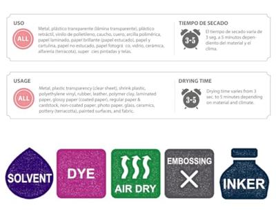 Tsukineko • stazon stempelkussen azure