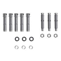 Tuinscherm uittrekbaar 160x500 cm blauw - thumbnail