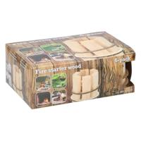 Houten Aanmaakblokjes van Hout, 6-pack - thumbnail