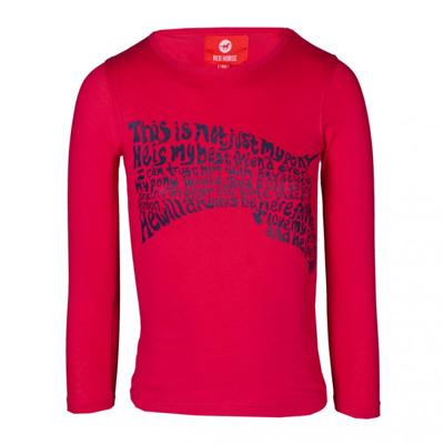 Red Horse Winner kinder shirt roze maat:116