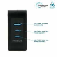 Oplader voor Tablet Mobilis 001365 Zwart 100 W - thumbnail