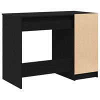 Bureau met lade Zwart eiken 100 x 50 x 75 cm Bewerkt hout - thumbnail