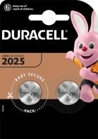 2 Duracell CR2025 knoopcel batterijen - thumbnail