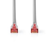 CAT6-kabel | RJ45 Male | RJ45 Male | S/FTP | 5.00 m | Rond | LSZH | Grijs - thumbnail