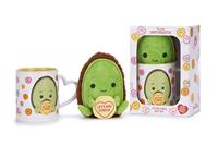 Love Hearts Cadeauset avocado - Let's avo cuddle - mok en knuffel - thumbnail