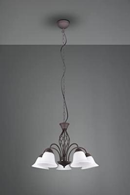Trio KroonluchterRustica 60cm 5-lichts roestbruin - 101000524