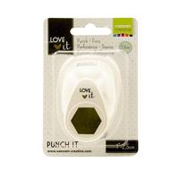 Vaessen Creative • love it figuurpons hexagon medium - thumbnail