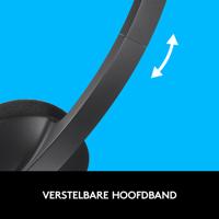 Logitech H340 On Ear headset Kabel Stereo Zwart Ruisonderdrukking (microfoon) Computer - thumbnail