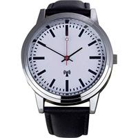 EUROTIME Analoog Horloge stationsklok design Metaal - thumbnail