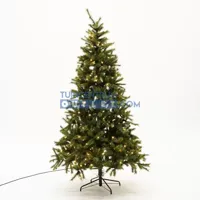black box kunstkerstboom Toronto met ledverlichting h230 x d140cm - thumbnail
