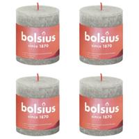 Bolsius rustiek stompkaars 80/68 sandy grey a4 - thumbnail