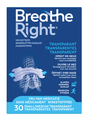Breathe Right Neusstrips Sensitive - Small/Medium Breathe Right Neusstrips Sensitive - Small/Medium