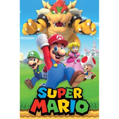 Poster Super Mario - Character Montage 61x91,5cm Poster Super Mario - Character Montage 61x91,5cm