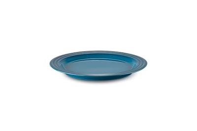 Le Creuset Ontbijtbord / Dessertbord - Deap Teal - ø 22 cm Le Creuset Ontbijtbord / Dessertbord - Deap Teal - ø 22 cm